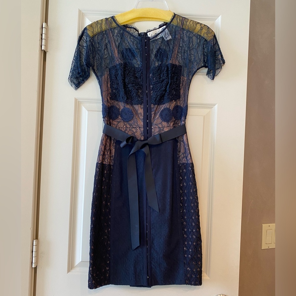 Anthropologie Byron Lars Carissima Dress Navy 2P